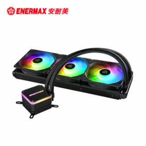 ENERMAX 保銳 虹彩晶凌 LIQMAX III 360 ARGB 黑 (360mm/ARGB冷頭+風扇/雙腔體水冷頭/12cm風扇*3/五年保固)