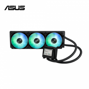 華碩 AYW Gaming LC 360 ARGB LCD 黑 (360mm/2.4″LCD冷頭/預裝串聯式風扇/12cm風扇*3/六年保固)