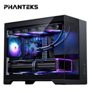 Phanteks 追風者 XT V3 黑 全景玻璃機殼 (M-ATX/Type-C/內建風扇底3/網孔設計/支援背插主板/顯卡430mm/塔散175mm)