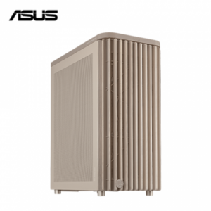 華碩 ProArt PA401 Wood 木質網狀版 燕麥色 電腦機殼 (ATX/Type-C/電源閂鎖/網狀側板/內建風扇前2後1/顯卡315mm/塔散160mm)