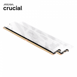 美光 Crucial PRO OC DDR5-6400 32G(16G*2)(白色散熱片)-(CL32/支援XMP&EXPO)