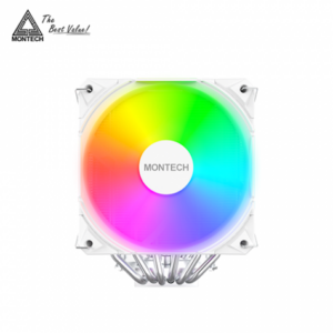 MONTECH NX600 ARGB 白 (6導管/12cm風扇*2/雙塔雙扇/高160mm)
