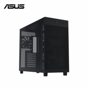 華碩 Prime AP303 黑 透側版 玻璃透側機殼 (ATX/Type-C/內建風扇後1/方形金屬網孔/顯卡360mm/塔散165mm)
