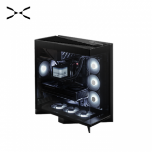 【整新費】TRYX Luca L70 黑 全景玻璃機殼 (E-ATX/Type-C/懸浮底座/鋁合金機身/支援背插主板(ATX)/顯卡460mm/塔散170mm)