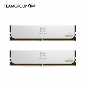 十銓 TEAM T-CREATE EXPERT DDR5-6400 96G(48G*2)-白(CL32/支援XMP&EXPO)