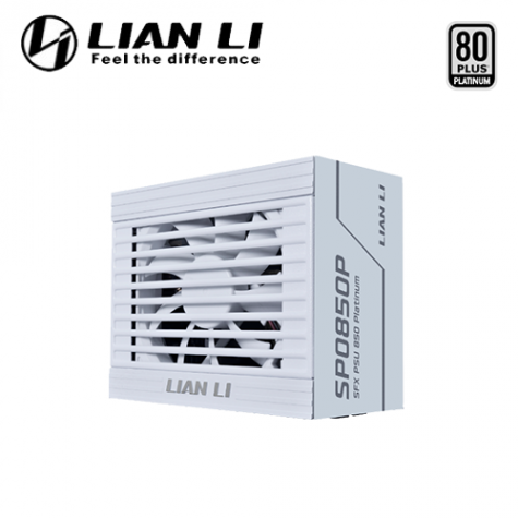 聯力 SP850P 白 (80+白金牌/SFX/ATX3.1/ PCIe 5.1/智慧停轉/全模組/全日系/十年保固)