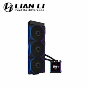 聯力 Hydroshift II LCD-S 360TL 黑 (360mm/3.4″LCD水冷頭/磁吸式熱插拔顯示器/TL無線風扇+控制器/側裝式水冷管/六年保固)