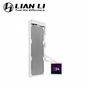 聯力 Hydroshift II LCD-S 360 白 裸排水冷 (360mm/3.4″LCD水冷頭/磁吸式熱插拔顯示器/無風扇/側裝式水冷管/六年保固)