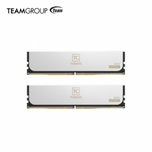 十銓 TEAM T-CREATE EXPERT DDR5-6000 64G(32G*2)-白(CL34/支援XMP&EXPO)