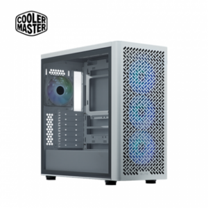 酷碼 Elite 502 白 玻璃透側機殼 (ATX/Type-C/內建風扇前3後1/支援背插主板/ARGB燈光/顯卡410mm/塔散170mm)