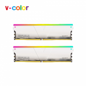 V-COLOR MANTA XSKY RGB DDR5-6000 32GB(16G*2)白(CL36/AMD專用請勿搭配Intel)