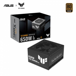 華碩 TUF GAMING 650W EVO (80+銅牌/ATX3.1/雙滾珠風扇/智慧停轉/防潮塗層/全模組/主日系/六年保固)