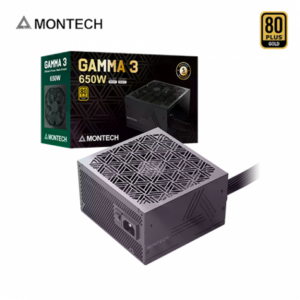 MONTECH GAMMA 3 650W (80+金牌/ATX3.1/PCIE5.1/直出/全日系/風扇135mm/5年保固)