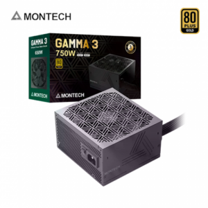 MONTECH GAMMA 3 750W (80+金牌/ATX3.1/PCIE5.1/直出/全日系/風扇135mm/5年保固)