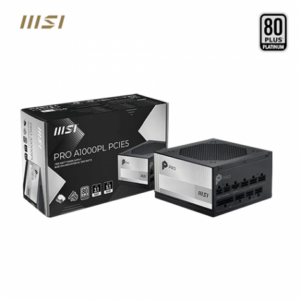 微星 PRO A1000PL PCIE5 (80+白金牌/PCIe 5.1/ATX3.1/全模組/全日系/7年保固)
