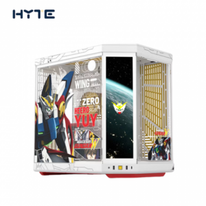 HYTE Y70 全景玻璃機殼 Gundam Wing 鋼彈 聯名限量版 (E-ATX/Type-C/內附PCIe4.0延長線/14.9吋觸控螢幕/顯卡422mm/塔散180mm)