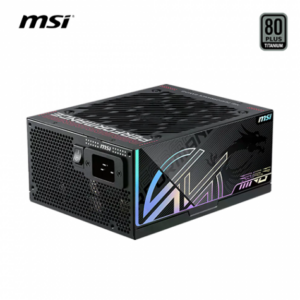 微星 MSI MPG Ai1300TS PCIE5 (80+鈦金牌/零轉模式/碳化矽MOSFET/雙原生12V-2x6/PCIe 5.1/ATX3.1/全模組/全日系/12年保固)