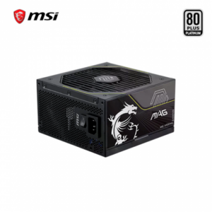 微星 MAG MAG A1000PLS PCIE5 (80+白金/ATX3.1/PCIe 5.1/雙原生12V-2x6連接埠，12V-2x6 雙色線材/全模組/十年保固)