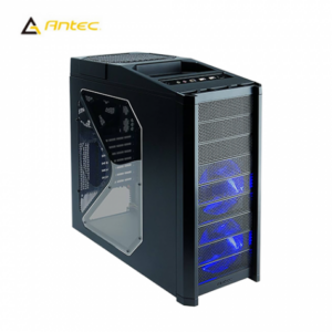 Antec 安鈦克 Antec 900 黑 玻璃透側機殼 (E-ATX/Type-C/內建風扇 前3後1電源遮罩*2/支援背插主板/全新全塔式 AI 工作站機殼/顯卡495mm/塔散190mm)