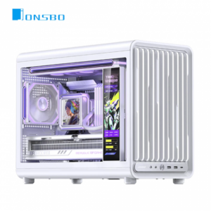 JONSBO 喬思伯 D33 白 玻璃側板機殼(M-ATX/Type-C/磁吸防塵網/支援240/360水冷/顯卡435mm/塔散172mm)