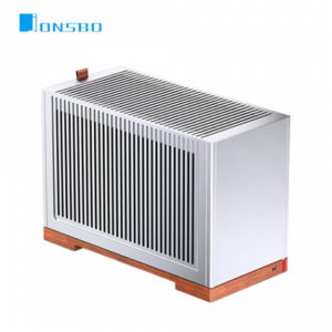JONSBO 喬思伯 T9 銀 鋁合金機殼 (ITX/Type-C/約11L體積/SFX電源規格/內建PCI-E5.0顯卡延長線/鋁合金機身/顯卡310mm/塔散58~78mm)