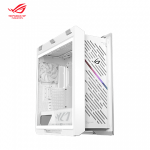 【外箱受損福利品】華碩 ROG Strix Helios II GX601S 白 太陽神二代 玻璃透側機殼 (E-ATX/Type-C/內建風扇前3後1/內附顯卡支撐架/編織提把/顯卡450mm/塔散190mm)