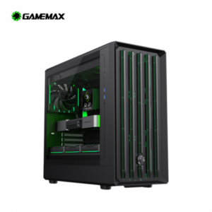 GAMEMAX CLAW 460 機殼 黑 玻璃透側機殼 (ATX/Type-C/可調高度顯示卡支撐架/預裝4顆ARGB/PWM 風扇＋控制器/顯卡420mm/塔散175mm/水冷360mm)