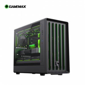 GAMEMAX CLAW 360 機殼 黑 玻璃透側機殼 (M-ATX/Type-C/可調高度顯示卡支撐架/預裝4顆ARGB/PWM 風扇＋控制器/顯卡420mm/塔散175mm/水冷360mm)