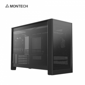 MONTECH TEN 黑 網孔機殼 (M-ATX/Type-C/三種機殼模式/顯卡410mm~425mm/塔散52mm~156mm/水冷支援360mm)
