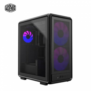 酷碼 MasterFrame 500 Mesh ARGB 黑 玻璃透側機殼 (E-ATX/Type-C/內建ARGB風扇前2後1//內建顯卡支撐架/顯卡390mm/塔散190mm)