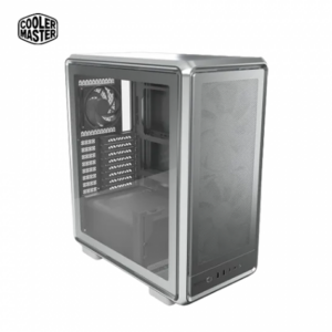 酷碼 MasterFrame 500 Mesh 銀 玻璃透側機殼 (E-ATX/Type-C/內建風扇前2後1//內建顯卡支撐架/顯卡390mm/塔散190mm)