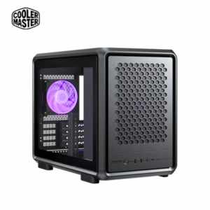 酷碼 MasterFrame 400 Mesh 黑 玻璃透側機殼 (M-ATX/Type-C/內建風扇後1/顯卡390mm/塔散190mm)