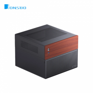 JONSBO 喬思伯 N4 NAS 機殼 黑（MATX/8硬碟/熱插拔/胡桃實木/內建雙滾珠扇/SFX/分艙）