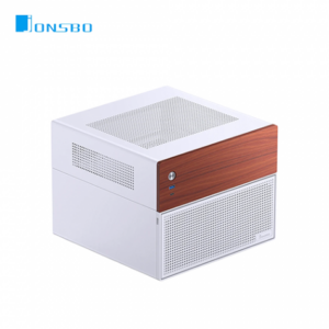 JONSBO 喬思伯 N4 NAS 機殼 白（MATX/8硬碟/熱插拔/胡桃實木/內建雙滾珠扇/SFX/分艙）