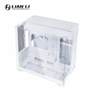 聯力 O11 Vision-M 白 全景玻璃機殼 (M-ATX/Type-C/三面玻璃/雙頂蓋(玻璃+網孔)/無A柱/顯卡410mm/塔散162mm)