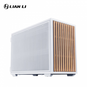 聯力 B4-mATX 實木白 電腦機殼 (M-ATX/21.3L/內含12CM 薄型風扇*2/Type-C/三面網孔/顯卡358mm/塔散165mm)
