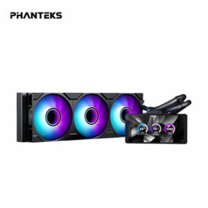 Phanteks 追風者 Glacier One 360M25 G2 LCD 黑 (360mm/6吋 IPS LCD/大尺寸銅底/高性能PWM風扇/五年保固)