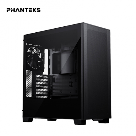 Phanteks 追風者 XT Pro 黑 玻璃透側機殼 (ATX/Type-C/內建風扇後1/鋼化玻璃側板/顯卡415mm/塔散184mm)