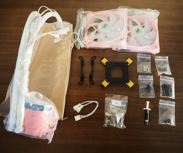 dx240水冷散熱器安裝材料一覽